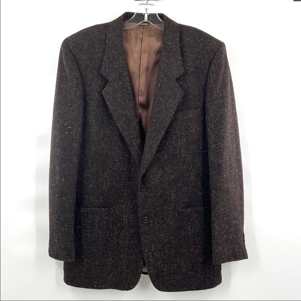 Tallia brown 100% pure wool coat jacket 42R